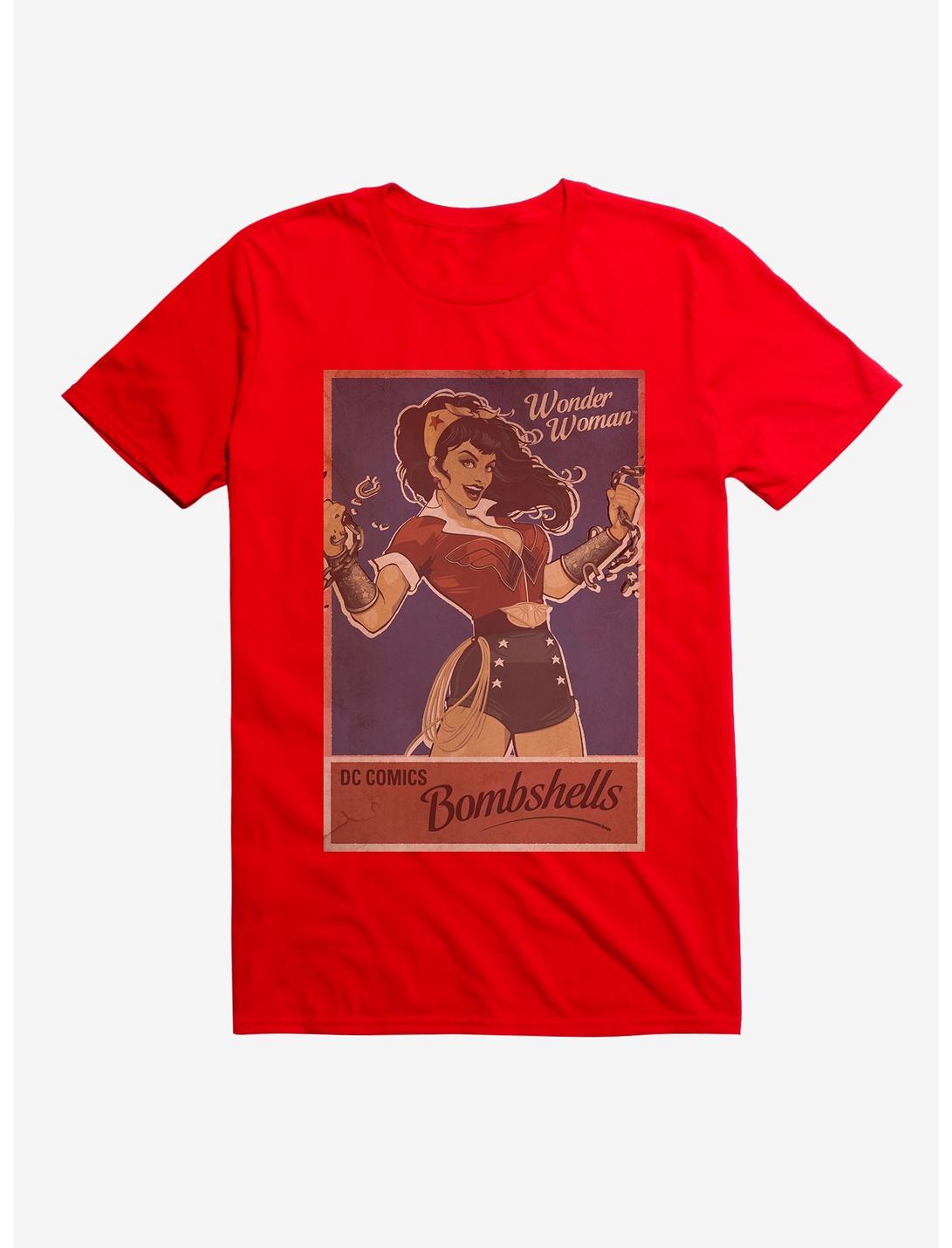 DC Comics Wonderwoman Comics T-Shirt, RED, hi-res