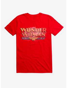 DC Comics Wonder Woman Bold Logo T-Shirt, , hi-res