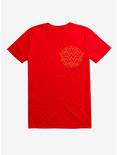 DC Comics Wonderwoman Logo Star T-Shirt, RED, hi-res