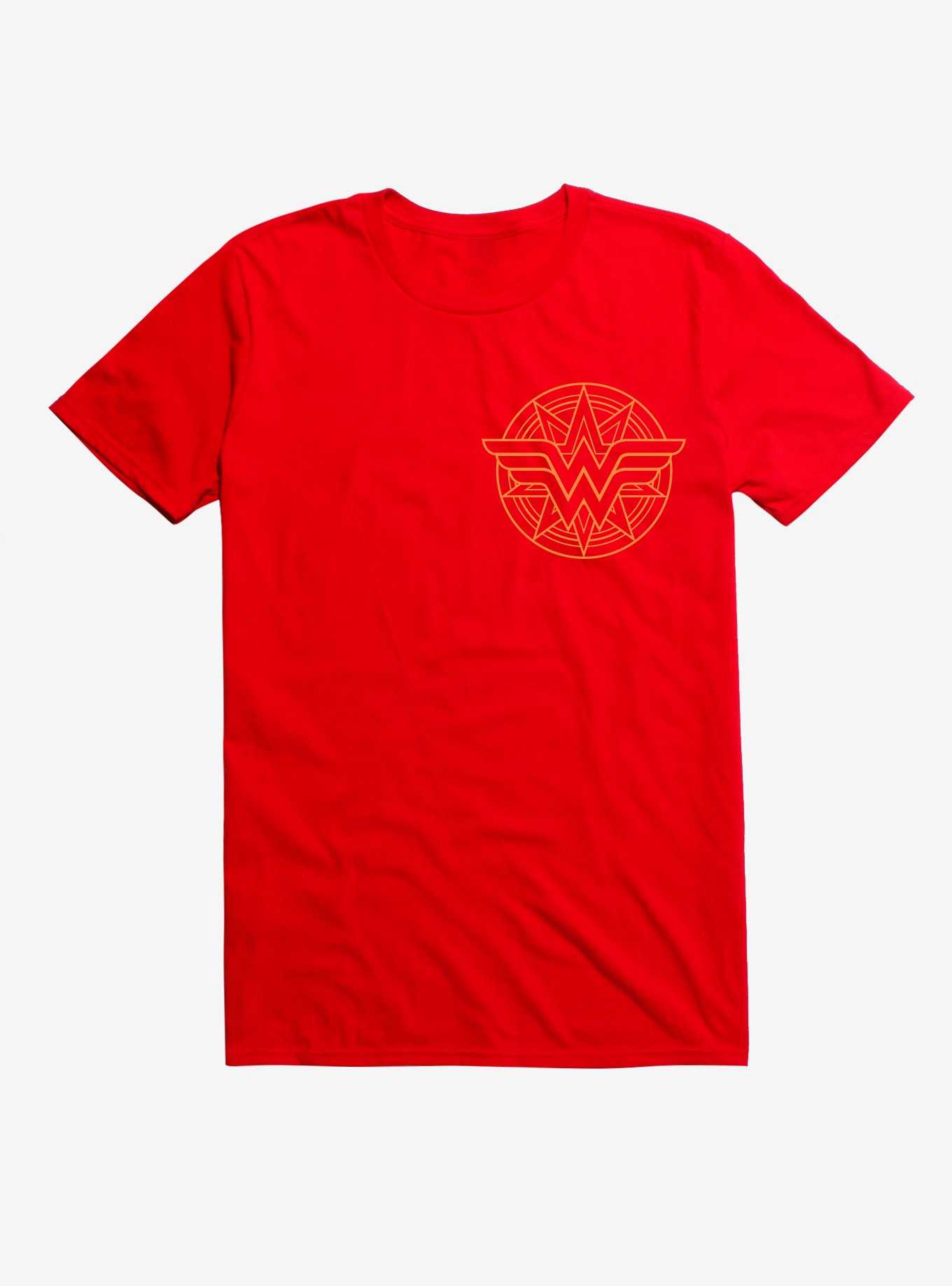 DC Comics Wonderwoman Logo Star T-Shirt, , hi-res