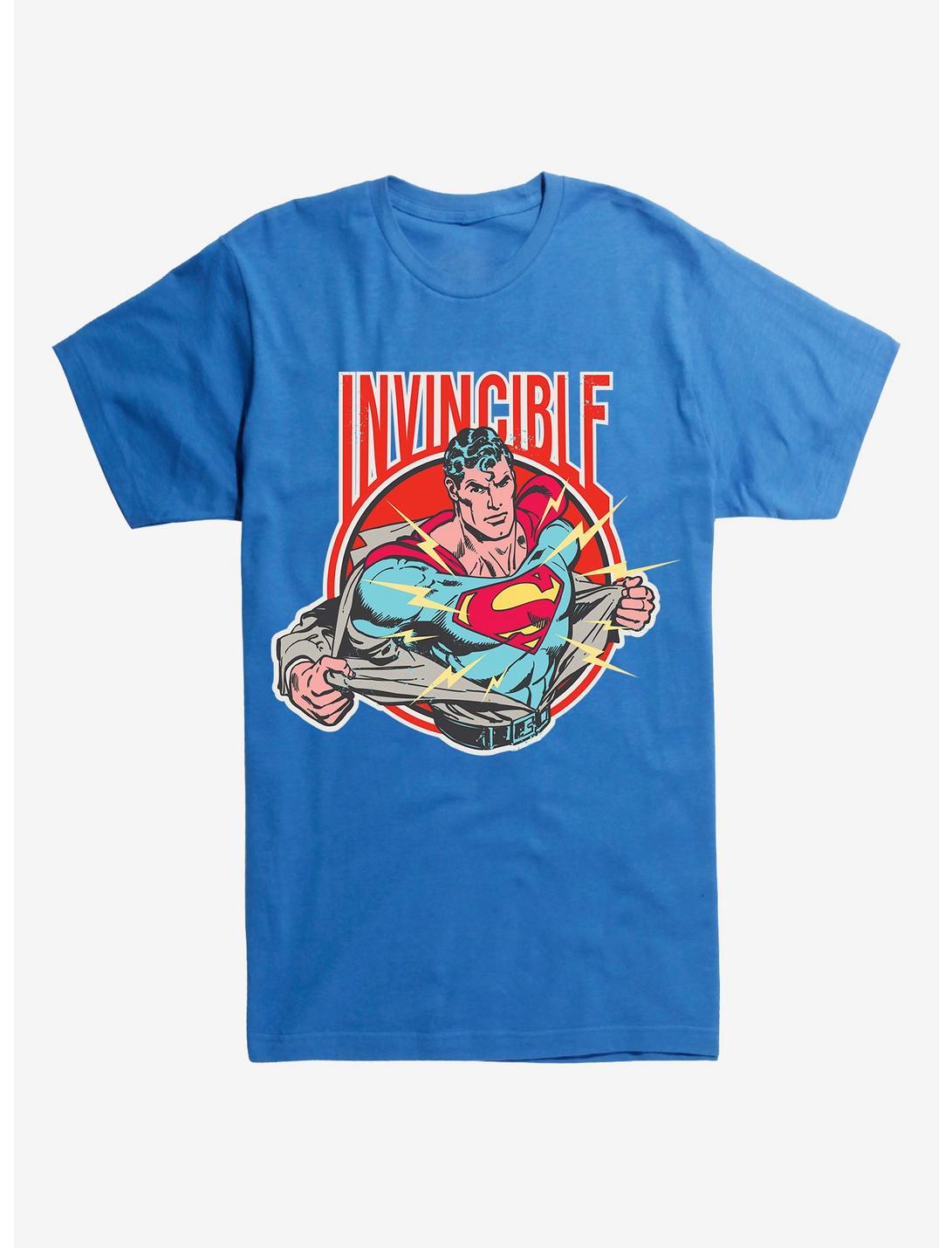 DC Comics Superman Invincible Circle T-Shirt, ROYAL, hi-res