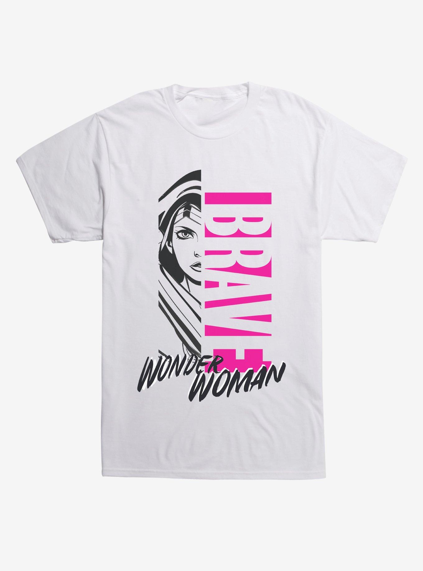 DC Comics Wonder Woman Brave Pink T-Shirt, , hi-res