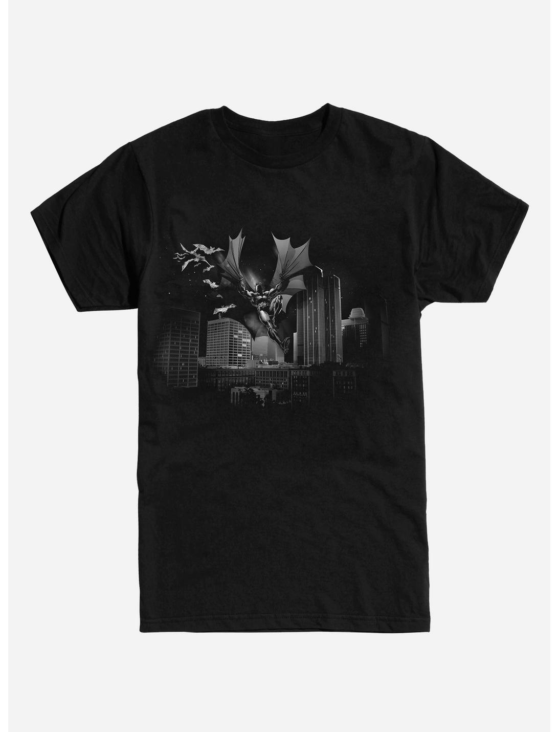 DC Comics Batman City Night T-Shirt, BLACK, hi-res
