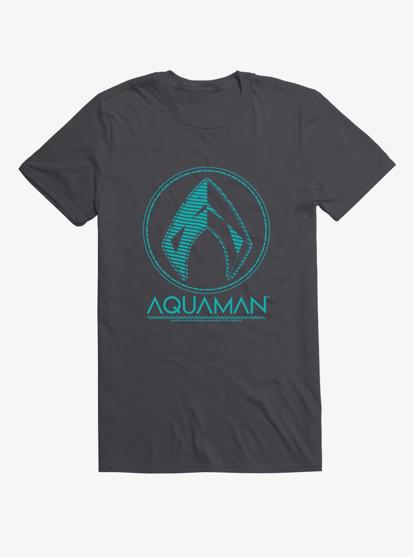 DC Comics Aquaman Blue Icon T-Shirt, , hi-res