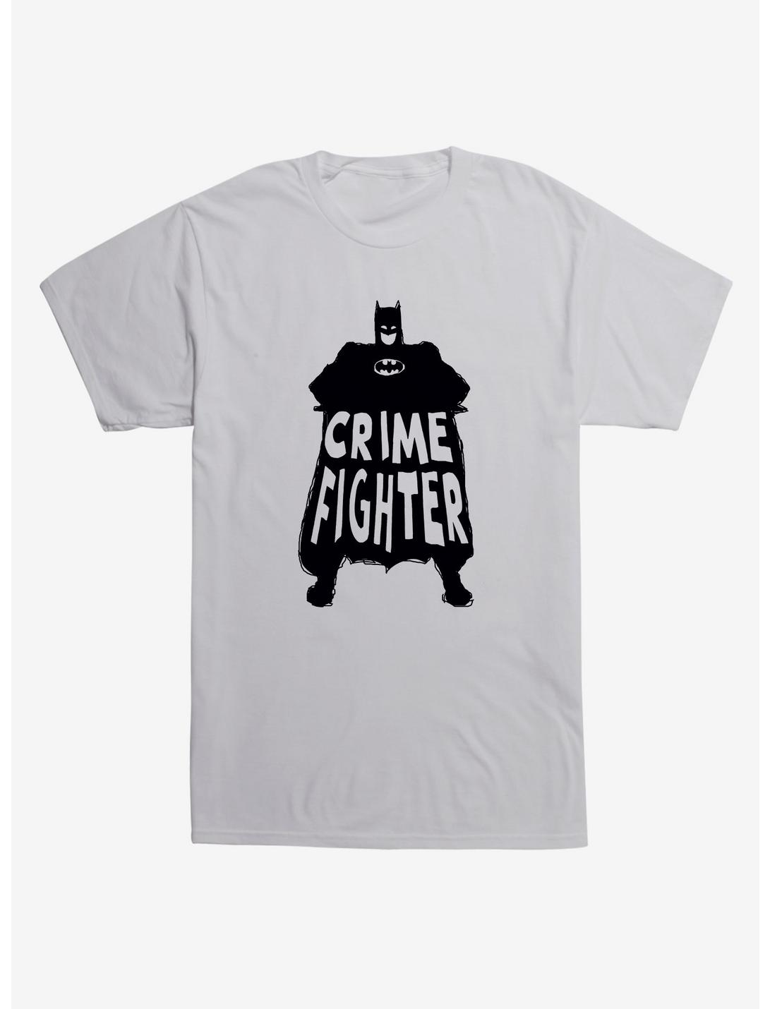DC Comics Batman Crime Fighter T-Shirt, LIGHT GREY, hi-res