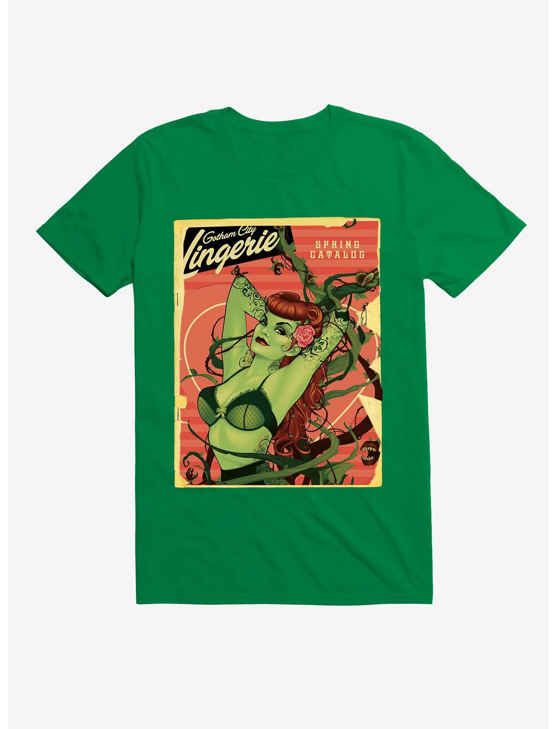 DC Comics Poison Ivy Lingerie T-Shirt, KELLY GREEN, hi-res