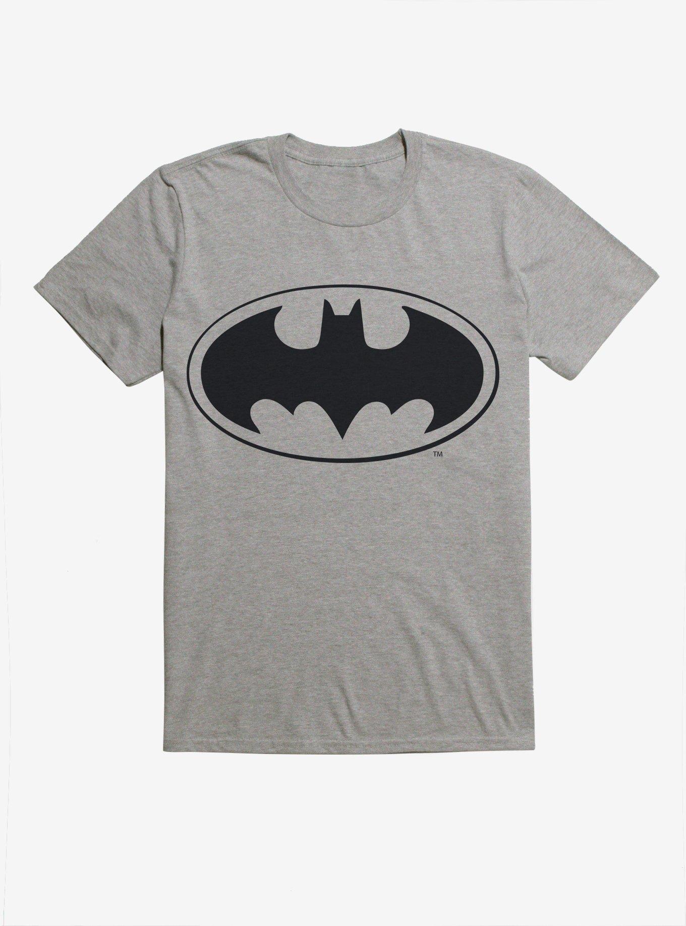 DC Comics Batman Bat Logo Black T-Shirt | BoxLunch