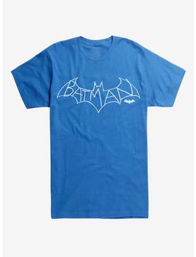 DC Comics Batman Outline Logo Black T-Shirt, , hi-res