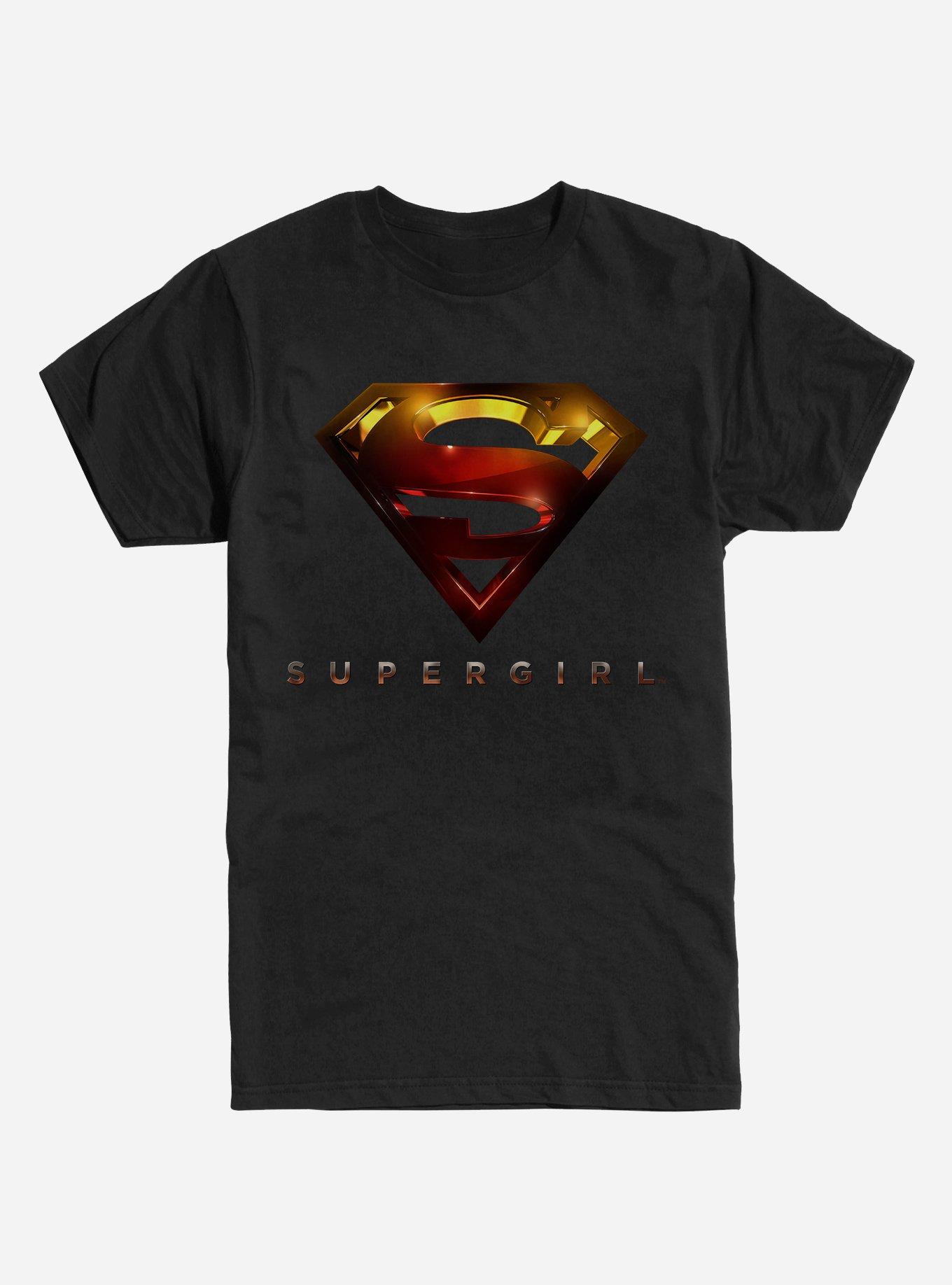 DC Comics Supergirl Logo T-Shirt, BLACK, hi-res
