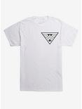 DC Comics Wonderwoman Logo Triangle T-Shirt, WHITE, hi-res