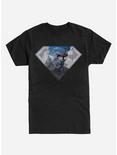 DC Comics Superman Hero Logo Silhouette T-Shirt, BLACK, hi-res