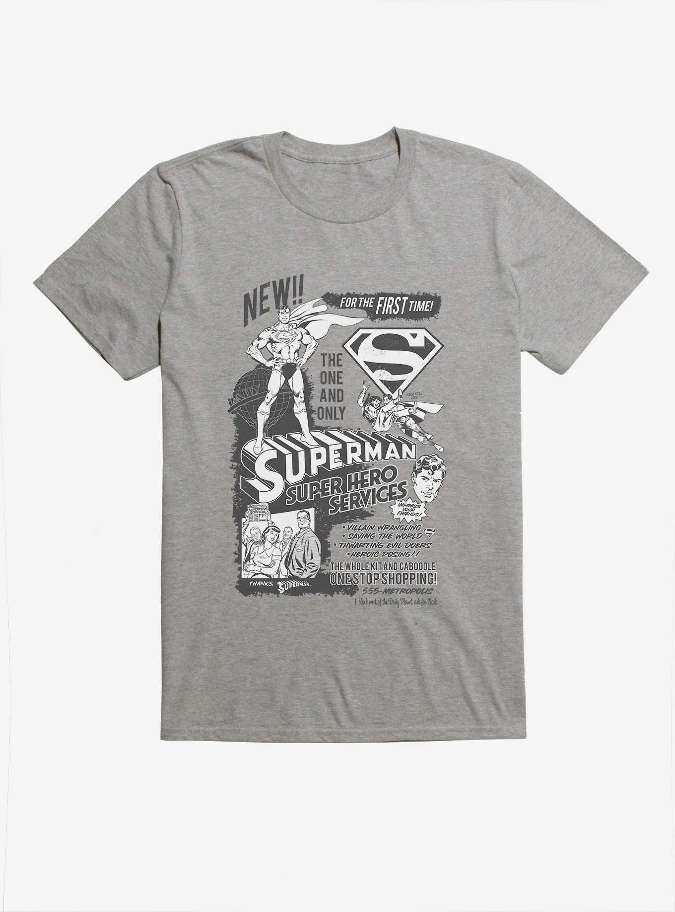 DC Comics Superman Superhero Services T-Shirt, , hi-res