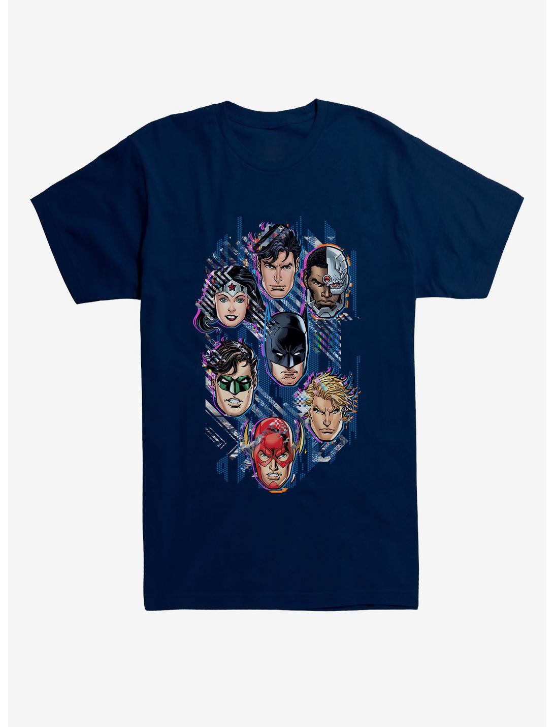 DC Comics Justice League Group T-Shirt, MIDNIGHT NAVY, hi-res