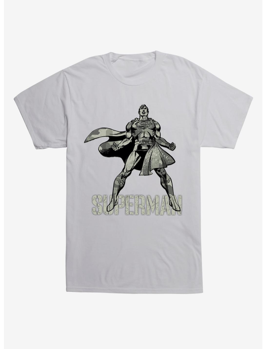 DC Comics Superman Sketch Army Print T-Shirt , LIGHT GREY, hi-res