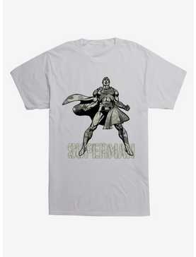 DC Comics Superman Sketch Army Print T-Shirt , , hi-res