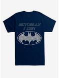 DC Comics Batgirl  Actually I Can T-Shirt, MIDNIGHT NAVY, hi-res