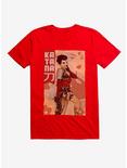 DC Comics Katana Poster T-Shirt, RED, hi-res