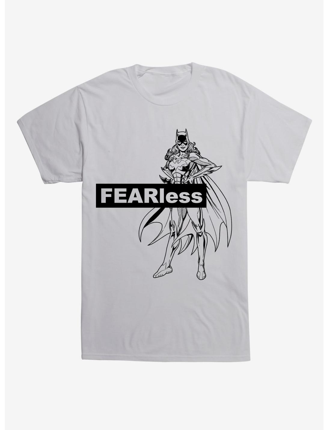 DC Comics Batgirl Fearless T-Shirt, LIGHT GREY, hi-res
