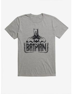 DC Comics Batman Bust Sketch Dark Grey T-Shirt, , hi-res