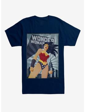 DC Comics Wonderwoman Cartoon Poster T-Shirt, , hi-res