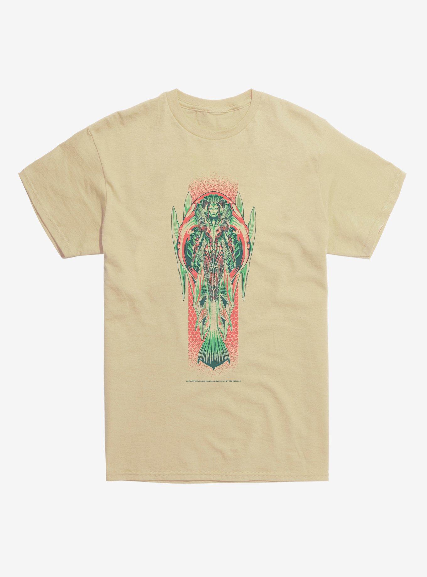 DC Comics Aquaman Fisherman Queen T-Shirt, NATURAL, hi-res
