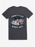 DC Comics Batman Heroes Unite T-Shirt, DARK GREY, hi-res