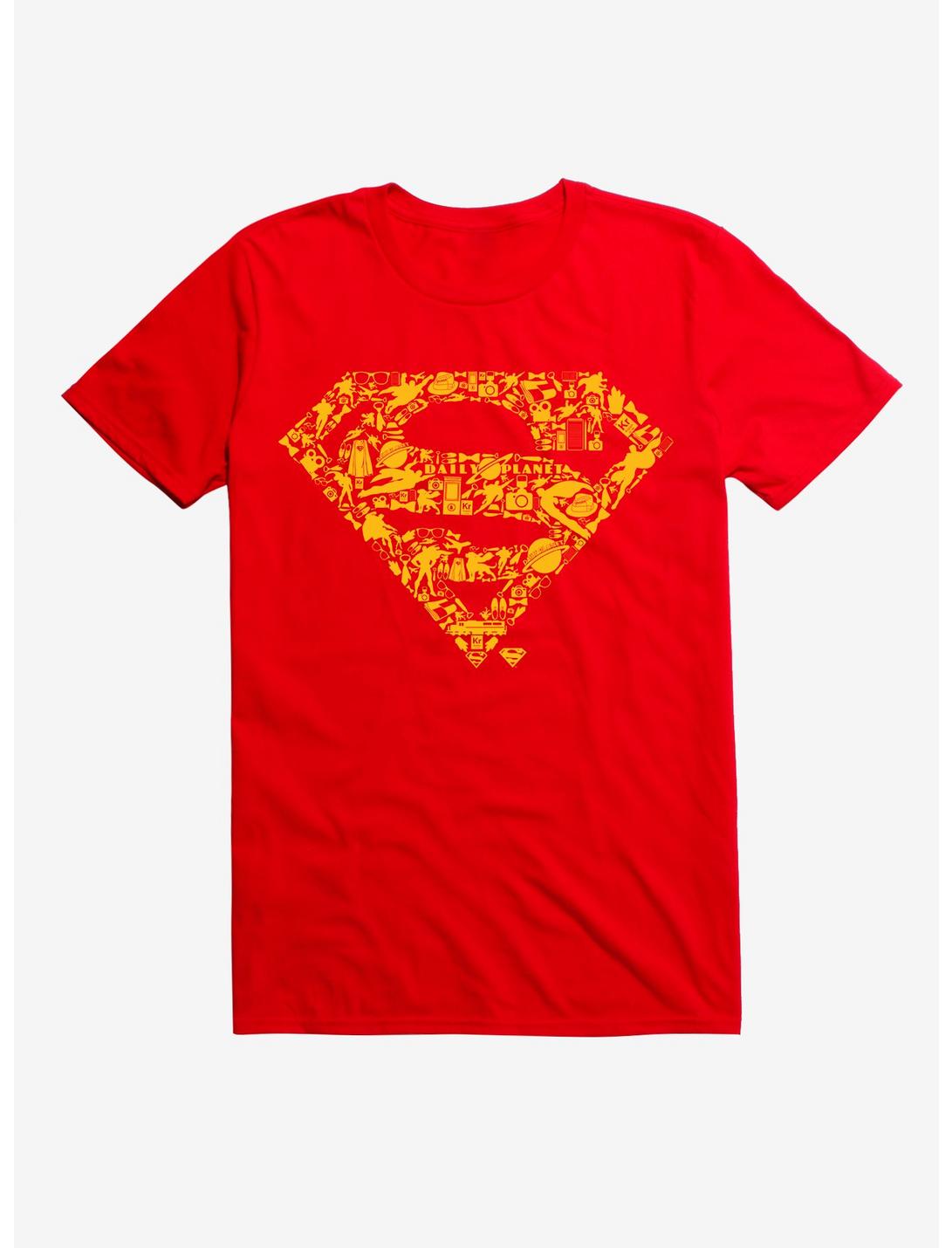 DC Comics Justice League Superman Logo T-Shirt, RED, hi-res