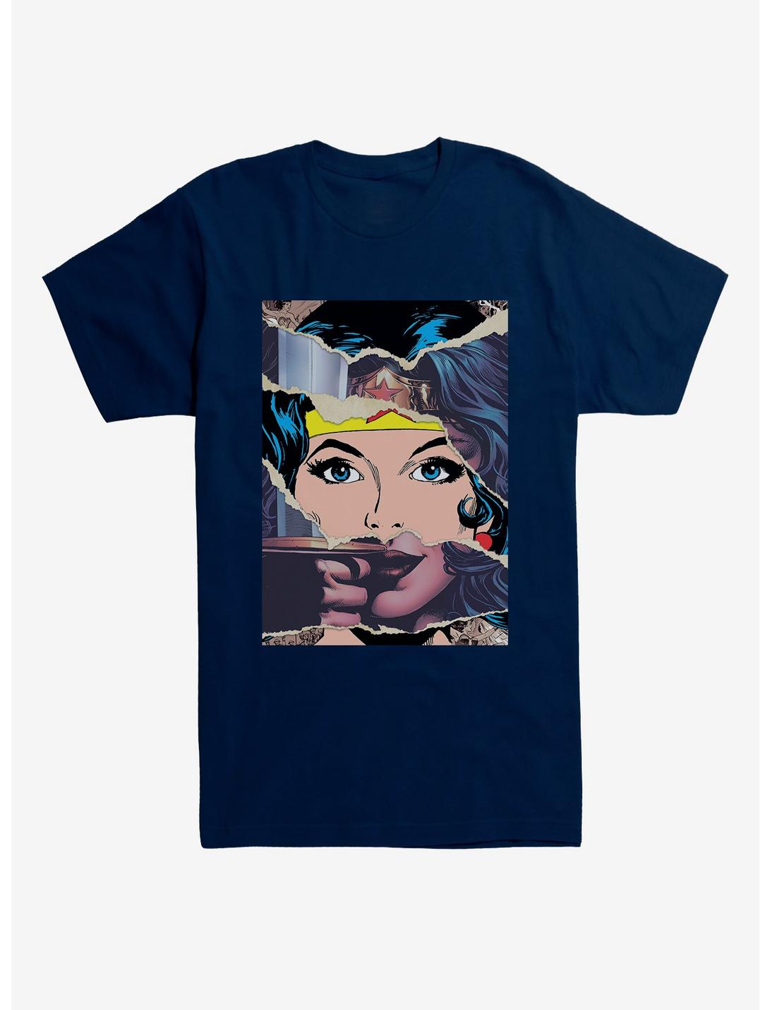 DC Comics Wonderwoman Picture Pieces T-Shirt, MIDNIGHT NAVY, hi-res