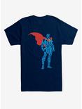 DC Comics Superman Comic Script Silhouette T-Shirt, , hi-res