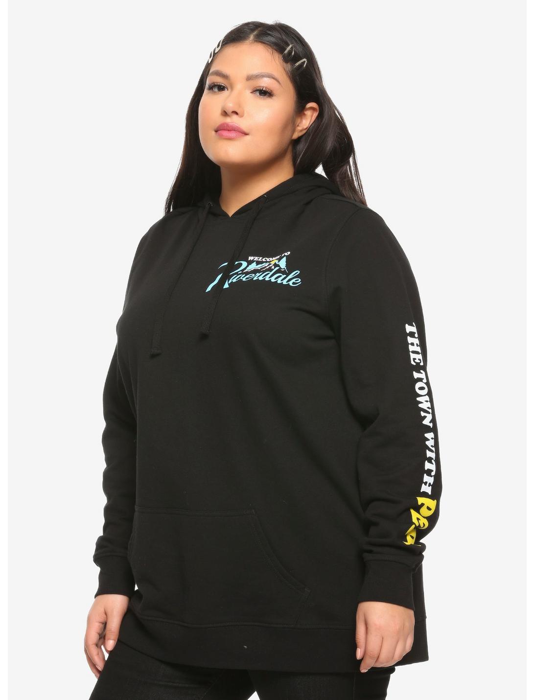 Riverdale Welcome To Riverdale Girls Hoodie Plus Size Hot Topic Exclusive, MULTI, hi-res