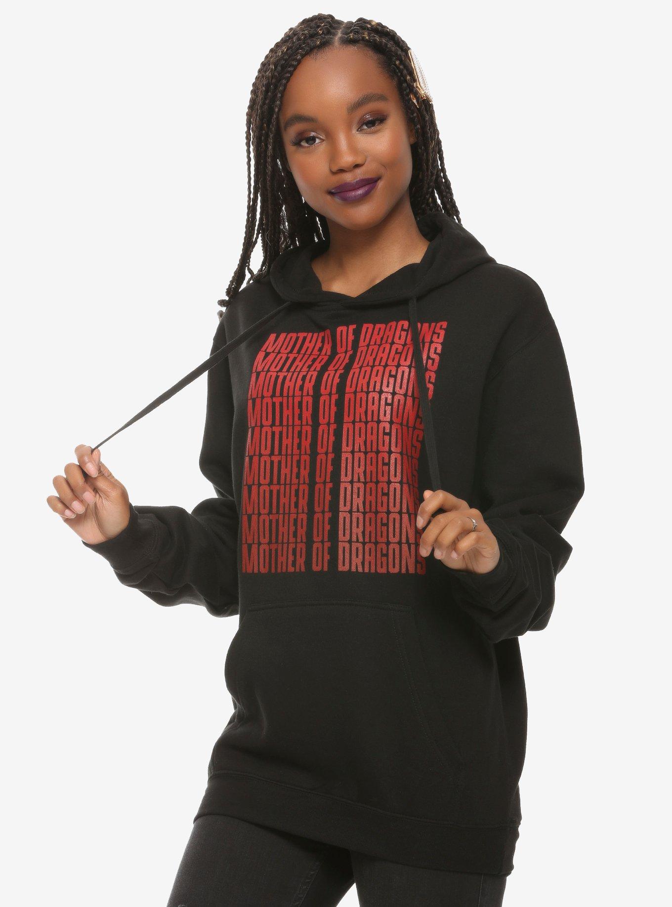 Game Of Thrones Mother Of Dragons Girls Hoodie, RED, hi-res