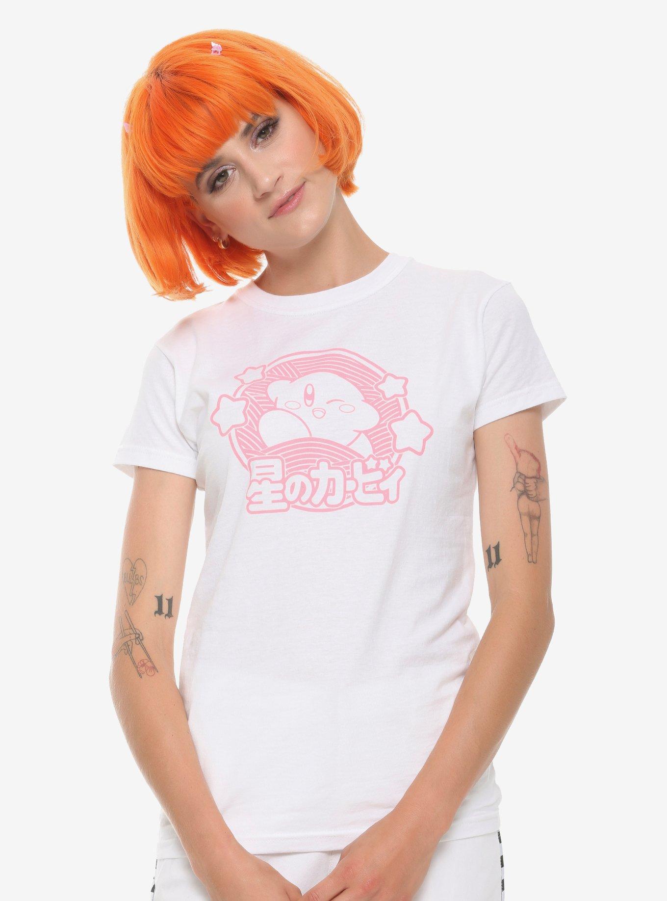 Kirby Waves Girls T-Shirt, PINK, hi-res