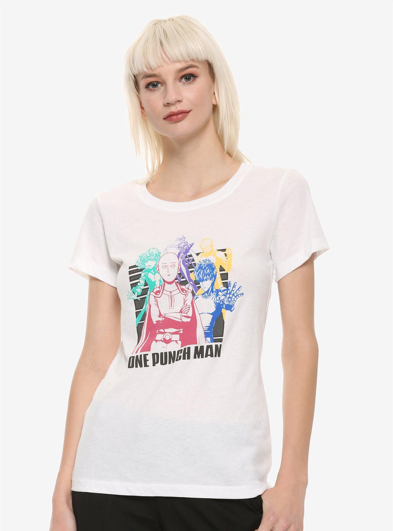 One Punch Man Characters Girls T-Shirt, MULTI, hi-res