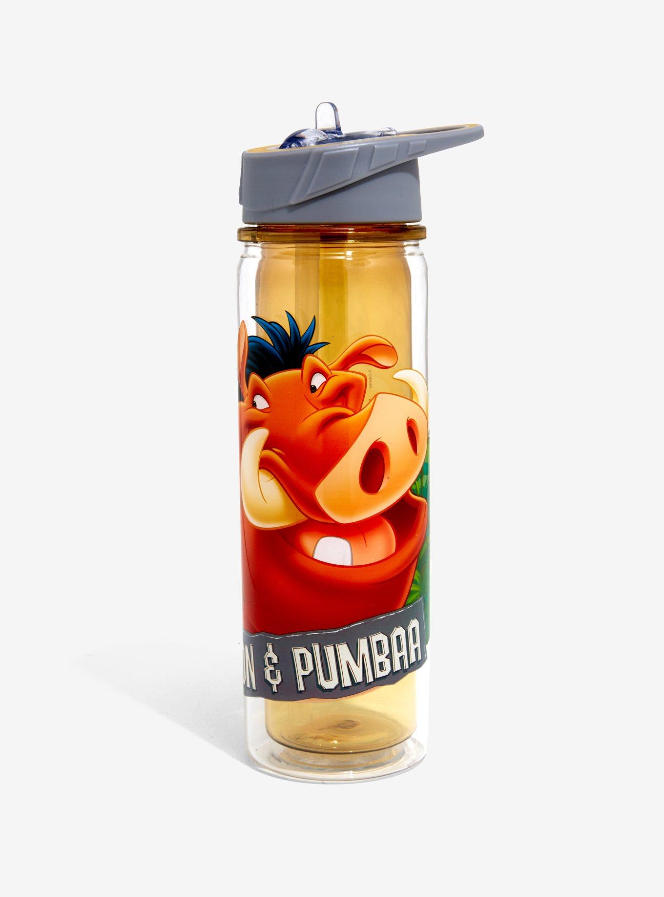 Disney The Lion King Timon & Pumbaa Water Bottle, , hi-res