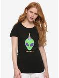 Alien Unicorn Believe Girls T-Shirt, BLACK, hi-res