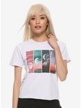 Moon Phase Girls Crop T-Shirt, LAVENDER, hi-res