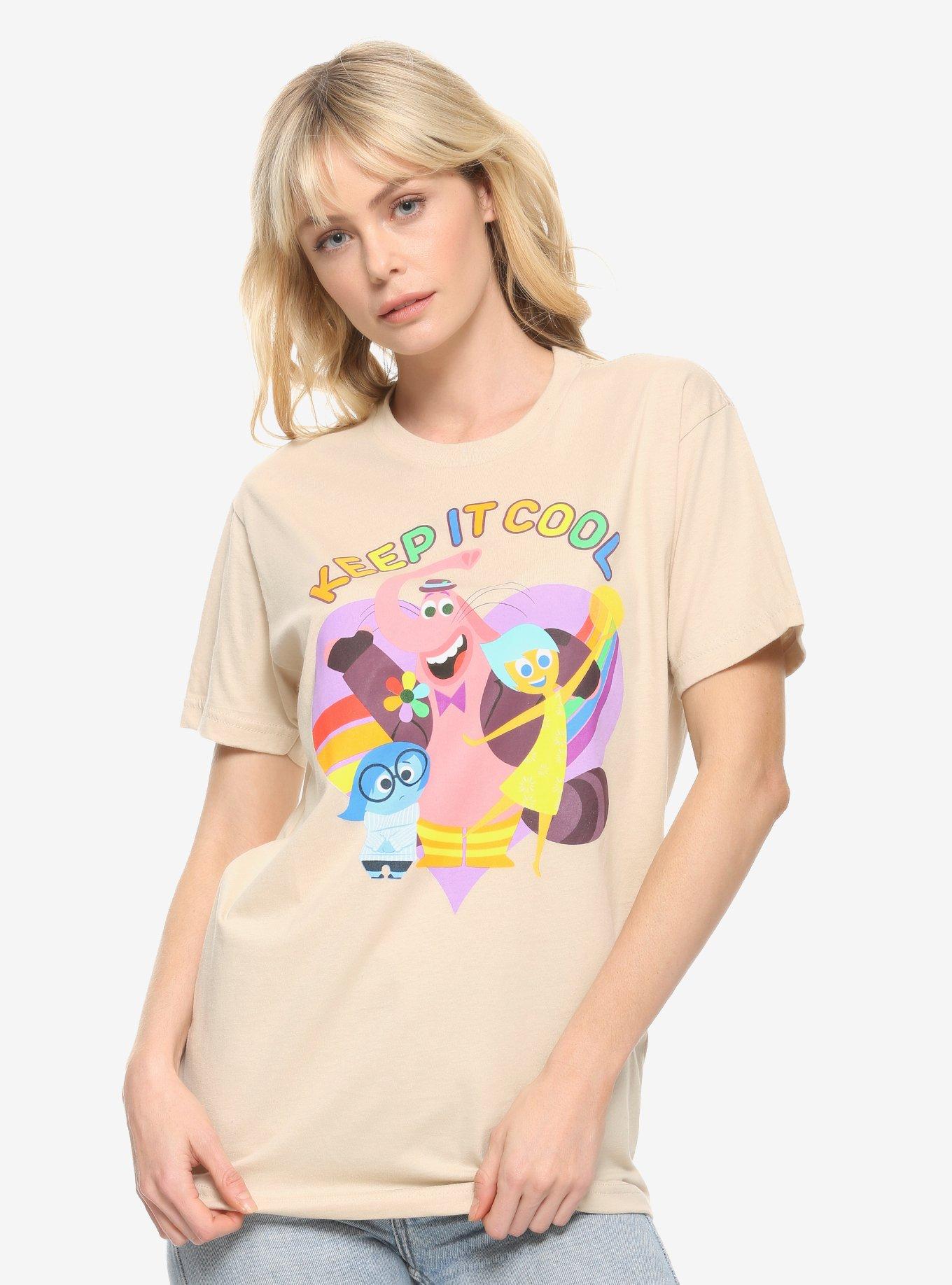 Disney Pixar Inside Out Keep It Cool T-Shirt - BoxLunch Exclusive, NATURAL, hi-res