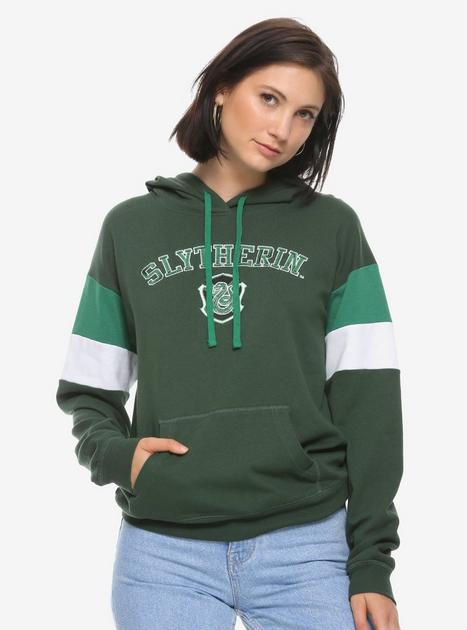 Harry Potter Slytherin Collegiate Women s Hoodie BoxLunch