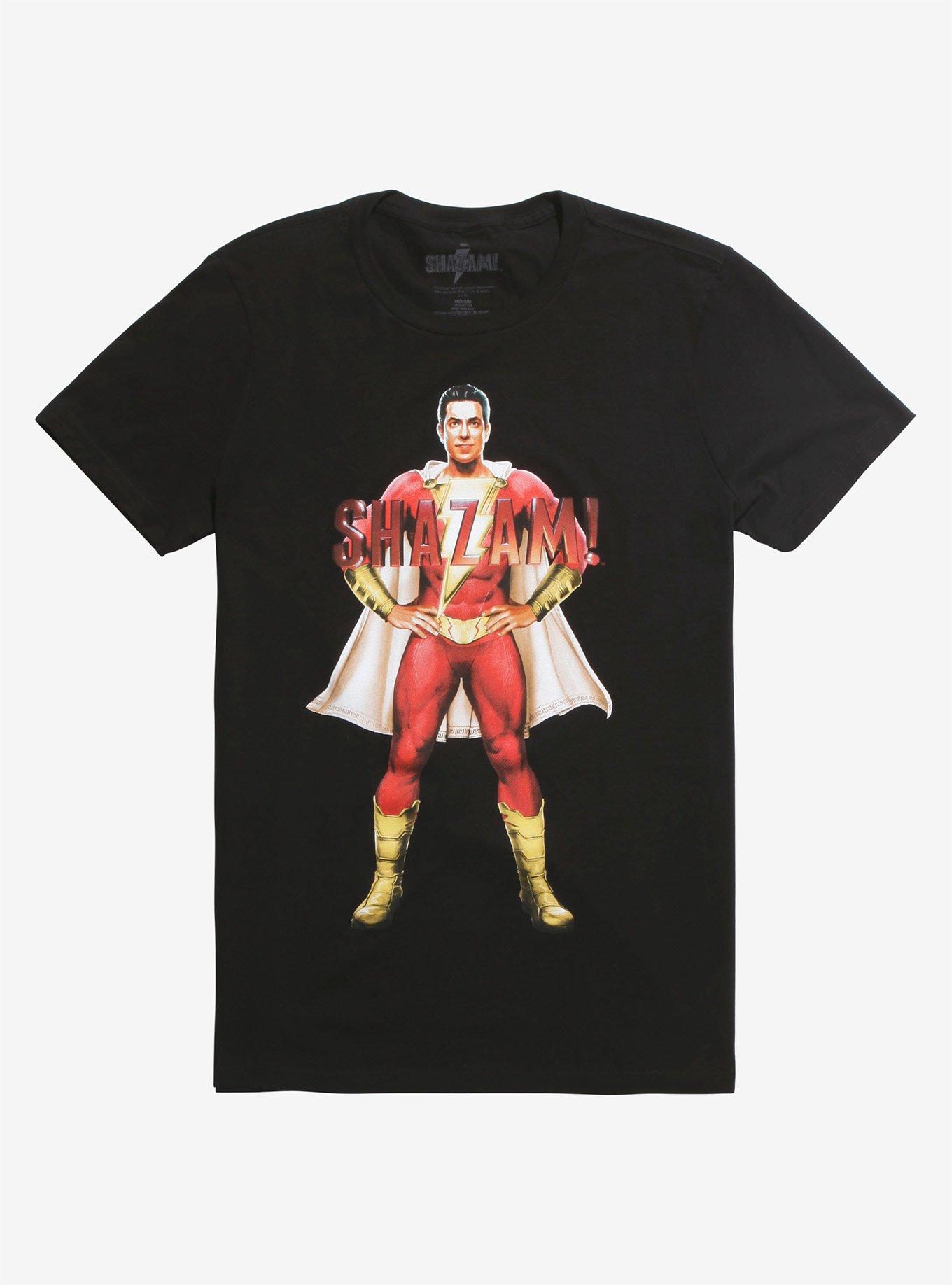 DC Comics Shazam! Poster T-Shirt, MULTI, hi-res