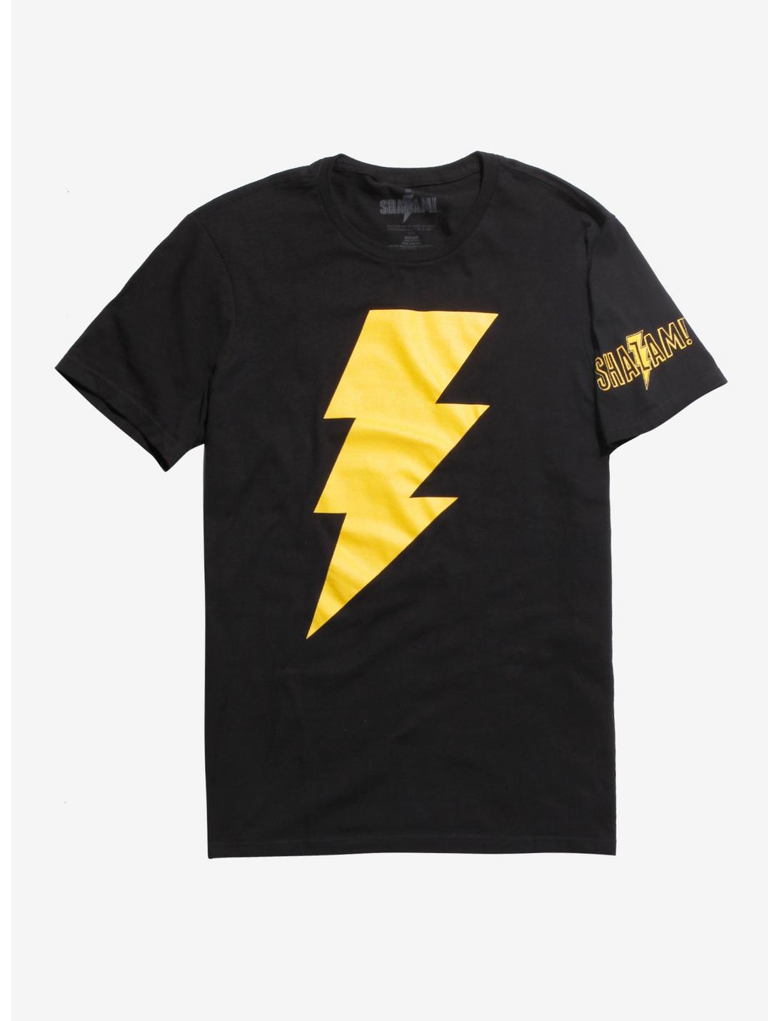 DC Comics Shazam! Logo T-Shirt, GOLD, hi-res
