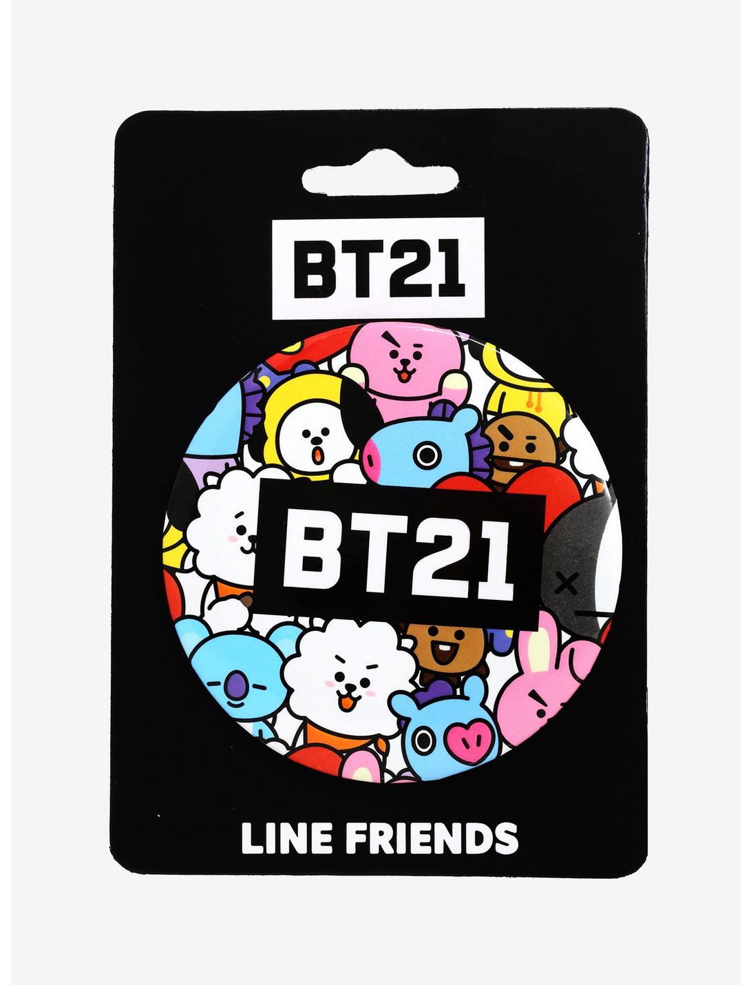 BT21 All Over Group Button, , hi-res