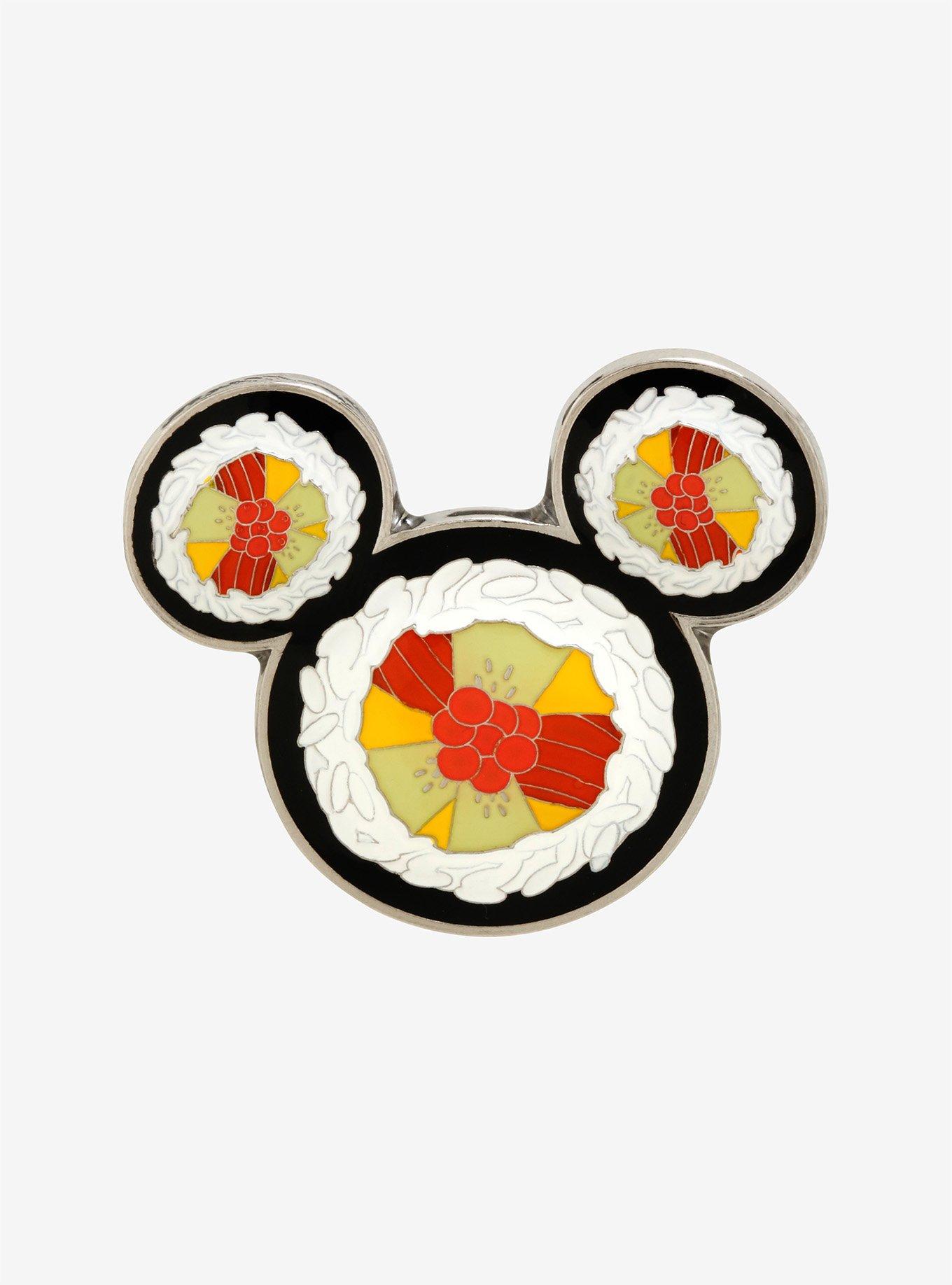 Loungefly Disney Mickey Mouse Sushi Enamel Pin - BoxLunch Exclusive, , hi-res