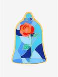 Loungefly Disney Beauty and the Beast Stained Glass Enchanted Rose Enamel Pin - BoxLunch Exclusive, , hi-res