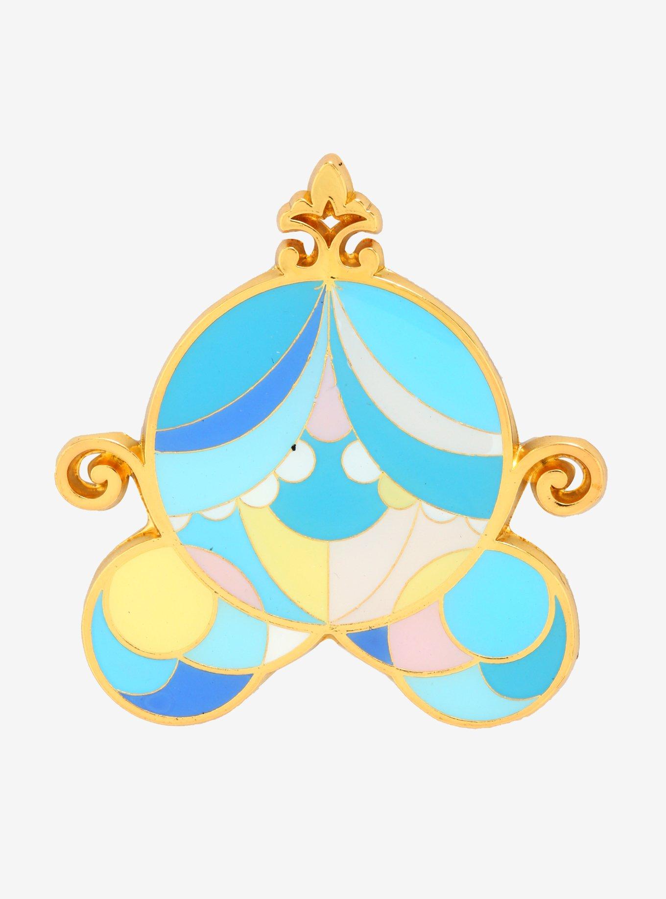 Loungefly Disney Cinderella Stained Glass Carriage Enamel Pin - BoxLunch Exclusive, , hi-res