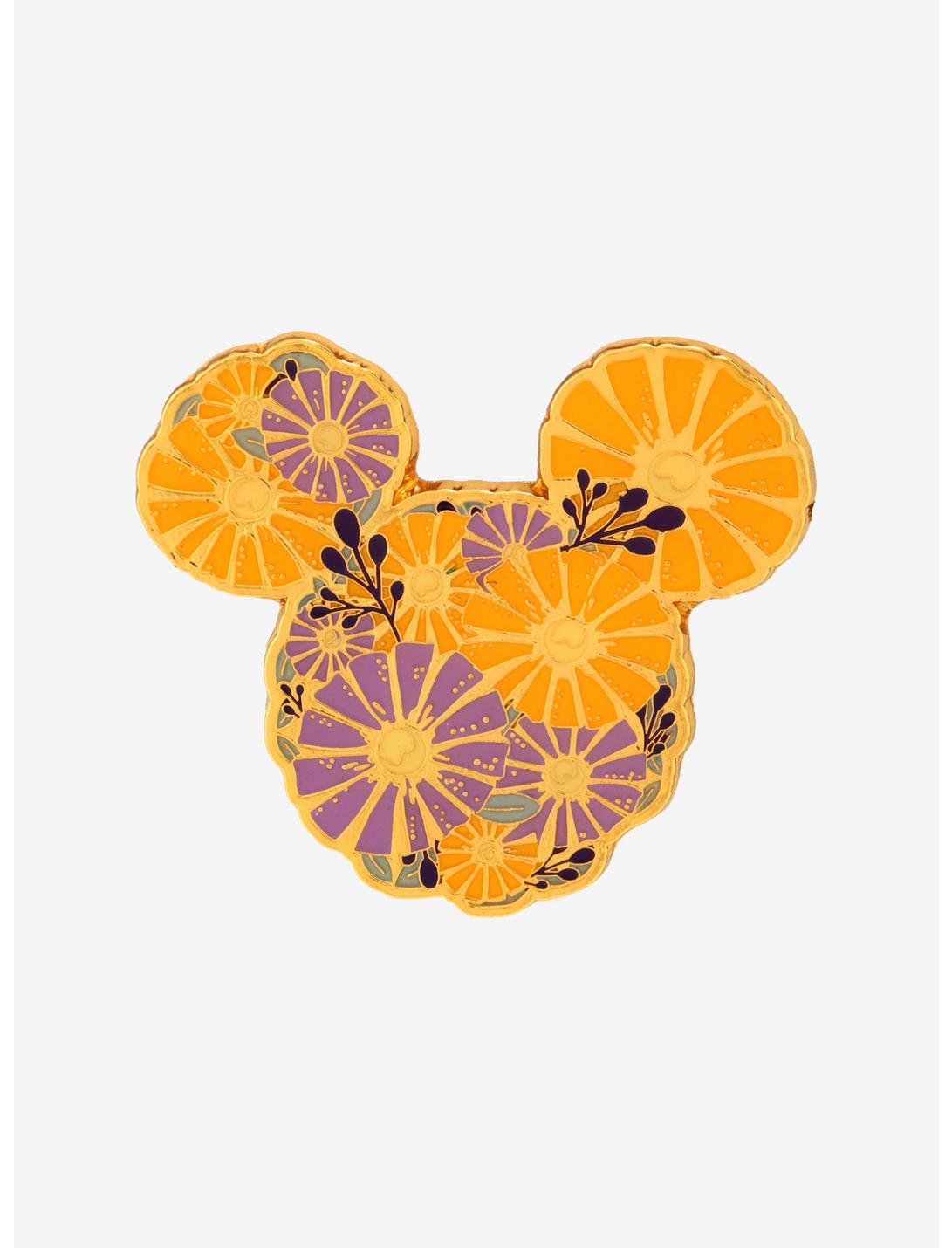 Loungefly Disney Fruit Mickey Mouse Flower Enamel Pin - BoxLunch Exclusive, , hi-res