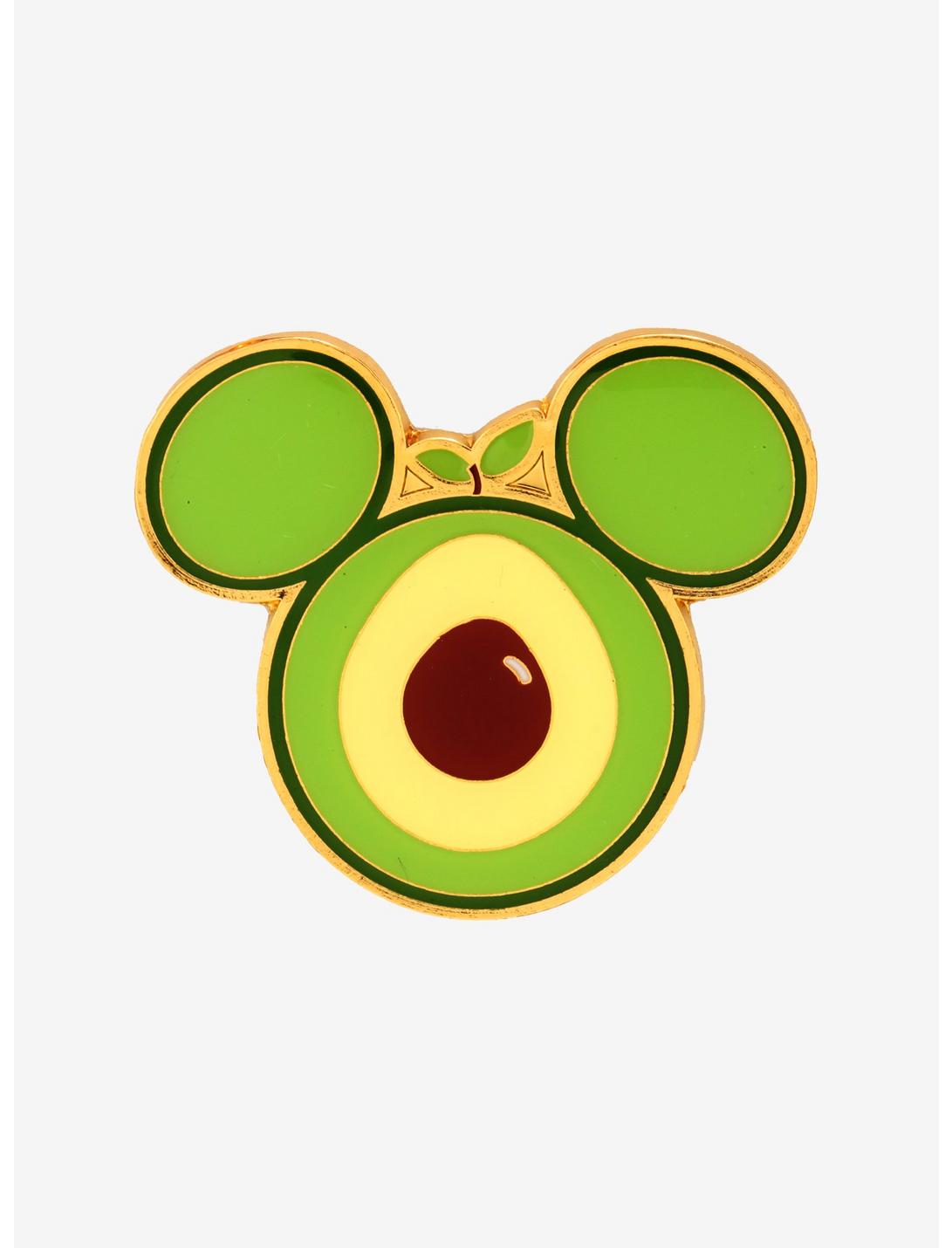Loungefly Disney Fruit Mickey Mouse Avocado Enamel Pin - BoxLunch Exclusive, , hi-res