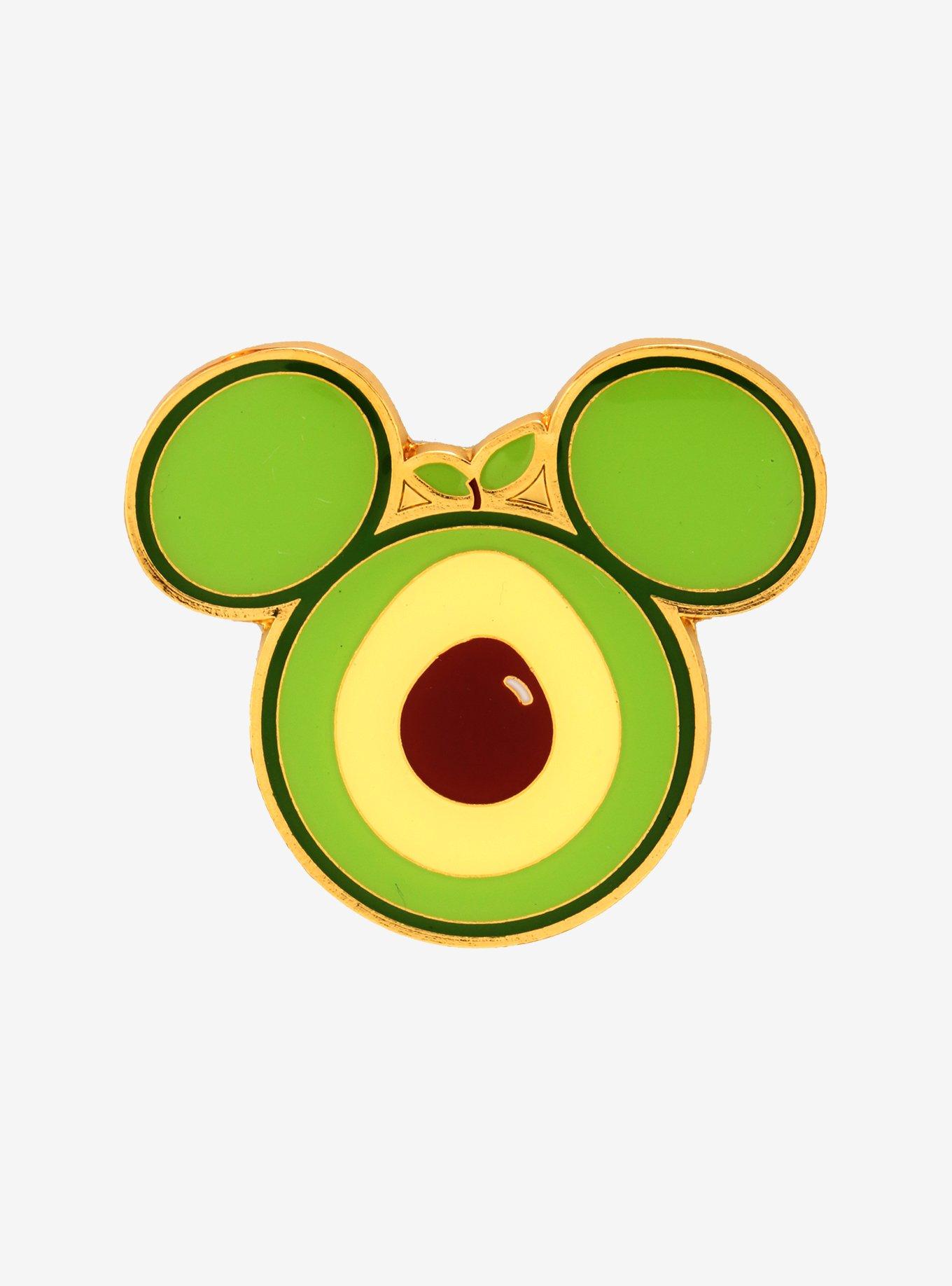 Loungefly Disney Fruit Mickey Mouse Avocado Enamel Pin - BoxLunch Exclusive, , hi-res