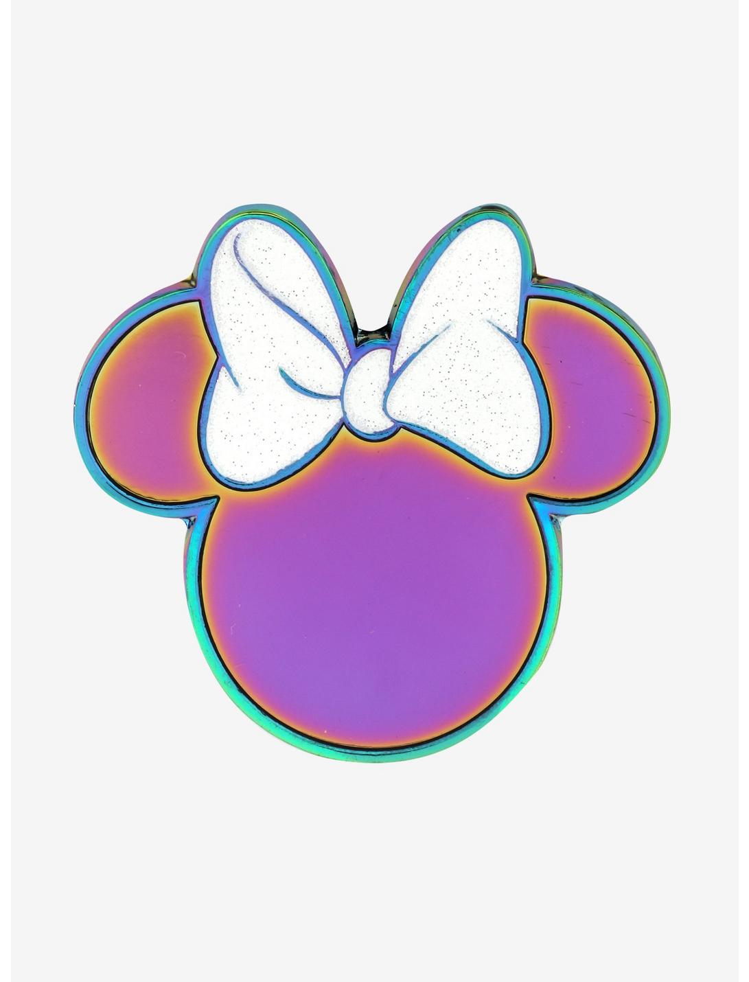 Loungefly Disney Minnie Mouse Holographic Enamel Pin - BoxLunch Exclusive, , hi-res