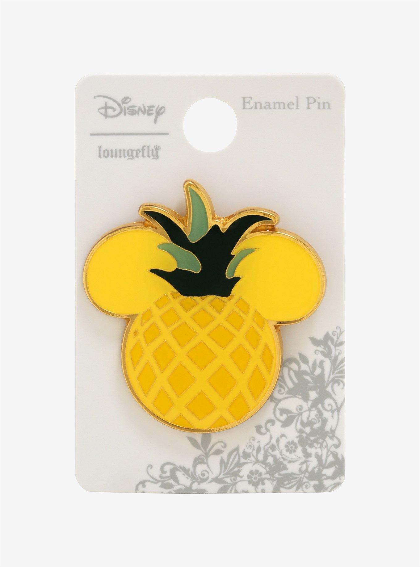 Loungefly Disney Fruit Mickey Mouse Pineapple Enamel Pin BoxLunch Exclusive BoxLunch