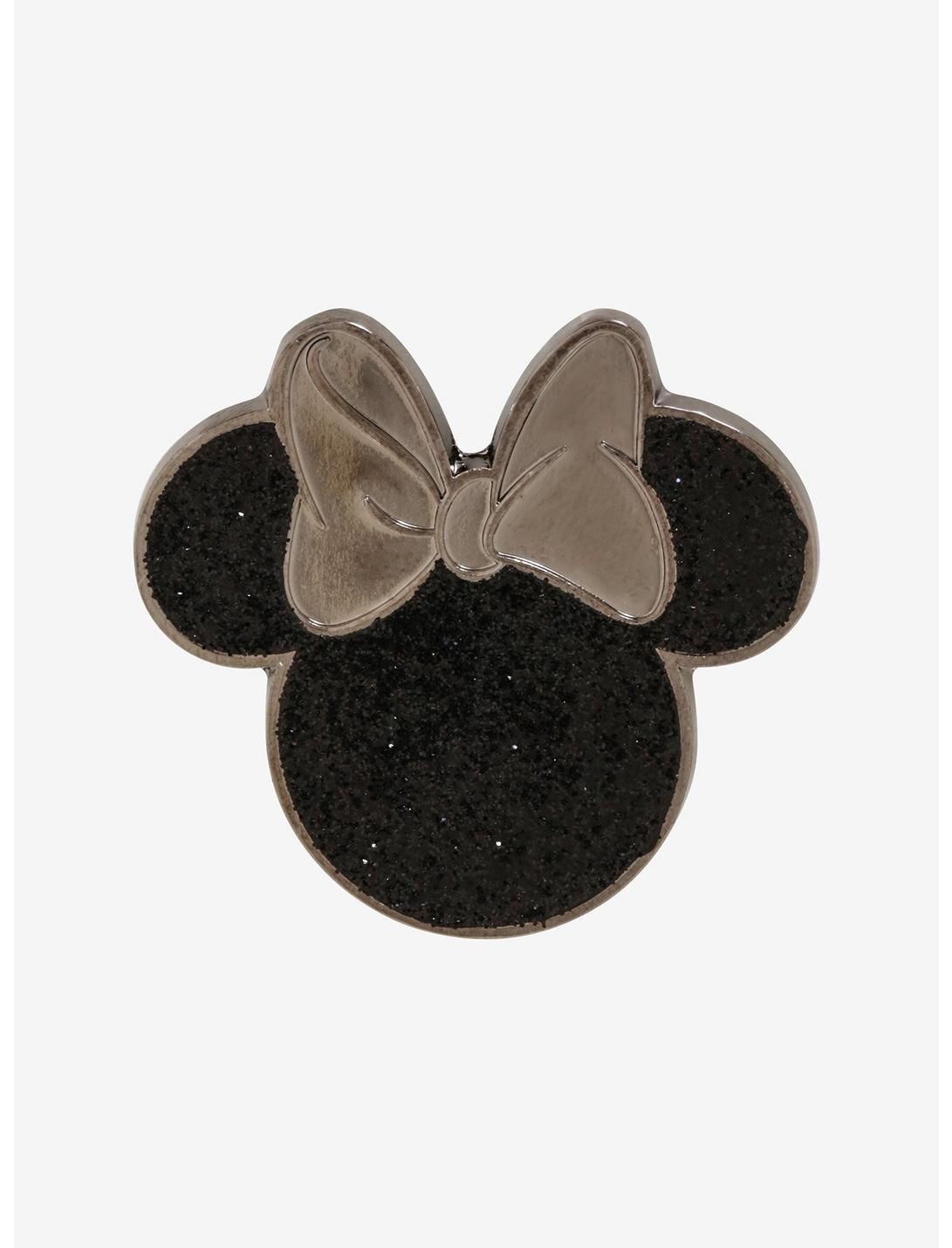 Loungefly Disney Minnie Mouse Black Bow Enamel Pin - BoxLunch Exclusive, , hi-res